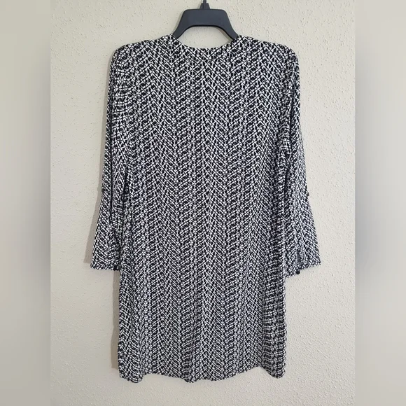 Atmosphere Monochrome Geometric Dress Black & White Size USA (6), UK (10). - Picture 7 of 10
